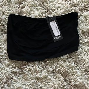 Black Bandeau Top. BRAND NEW